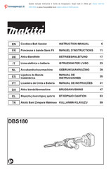 Makita DBS180ZJ Betriebsanleitung