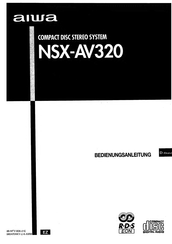 Aiwa NSX-AV320 Bedienungsanleitung