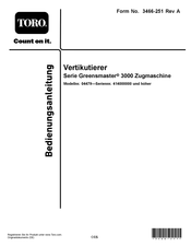 Toro 414000000 Bedienungsanleitung