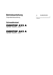 Pottinger EUROTOP 422 A Originalbetriebsanleitung