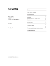 Siemens Reyrolle 7SR10 Handbuch