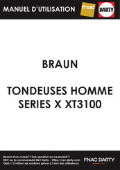 Braun X Serie Bedienungsanleitung