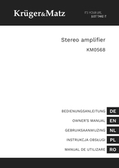 Kruger & Matz KM0568 Bedienungsanleitung