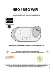 Nexus NEO WIFI Montage-, Betriebs- Und Wartungshandbuch