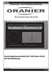 Oranier KXI 1082 Basic-PLUS Bedienungs- Und Installationsanleitung