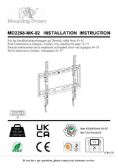 Mounting Dream MD2268-MK-02 Installationsanweisungen