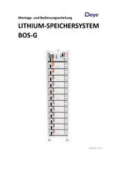 Deye BOS-G50 Montage- Und Bedienungsanleitung