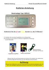 pichler WPD-A3 Kalibrieranleitung