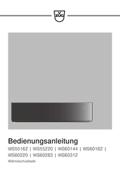V-ZUG WS55162 Bedienungsanleitung