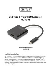 Digitus DA-70852 Bedienungsanleitung