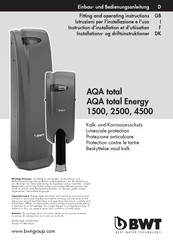 BWT AQA total Energy 2500 Einbau- Und Bedienungsanleitung