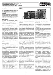 Helios STH 9T Montage- Und Betriebsvorschrift