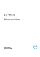 Dell P5524Qc Bedienungsanleitung