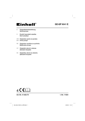 EINHELL 41.822.75 Originalbetriebsanleitung