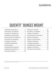 Garmin QUICKFIT Bungee Mount Installationsanweisungen