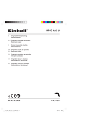 EINHELL 45.134.95 Originalbetriebsanleitung