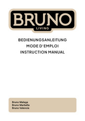 Bruno Marbella Bedienungsanleitung