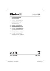 EINHELL TC-CD 18/35 Li Originalbetriebsanleitung
