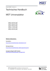 MDT AKU-0416.02 Technisches Handbuch