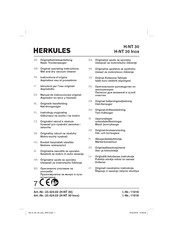 HERKULES H-NT 30 Originalbetriebsanleitung