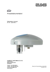 Jung KNX 2225 WS U Produktdokumentation