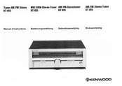 Kenwood KT-815 Bedienungsanleitung