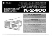Hitachi K-2400 Bedienungsanleitung