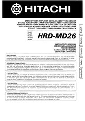 Hitachi HRD-MD26 Bedienungsanleitung