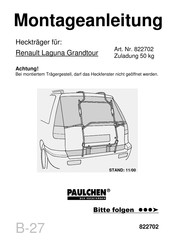 Paulchen 822702 Montageanleitung