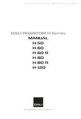 Dali PHANTOM H-Serie Benutzerhandbuch