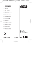 Alpha tools MS 440 Bedienungsanleitung