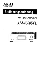 Akai AM-4000DPL Bedienungsanleitung