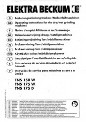 Elektra Beckum TNS 150W Bedienungsanleitung