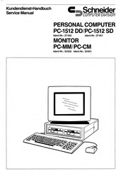 Schneider Computer Division 27452 Kundendienst Handbuch