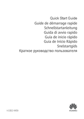 Huawei KOB2-W09 Schnellstartanleitung