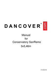 Dancover SanRemo 3x5,46m Anleitung