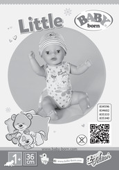 Zapf Creation BABY born Little 835333 Bedienungsanleitung