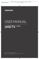 Samsung UE43RU7105 Bedienungsanleitung