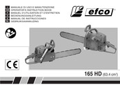 Efco 165 HD Originalbetriebsanleitung