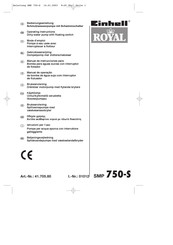Einhell Royal SMP 750-S Bedienungsanleitung