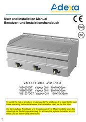 Adexa VG1270GT Benutzer- Und Installationshandbuch