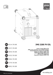 ims PRO IMS 220E FV CEL Bedienungsanleitung