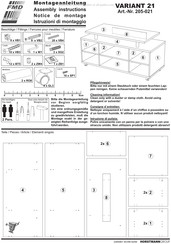 Fmd//Furniture VARIANT 21 205-021 Montageanleitung
