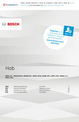 Bosch PKG6 F1-Serie Gebrauchsanleitung