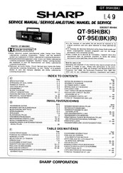 Sharp QT-95H Serviceanleitung