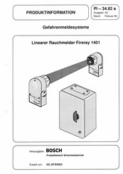 Bosch Fireray 1401 Bedienungsanleitung