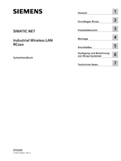 Siemens SIMATIC NET RCoax Systemhandbuch