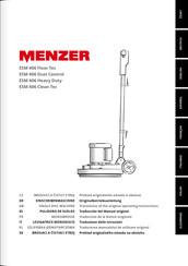 Menzer ESM 406 Dust Control Originalbetriebsanleitung
