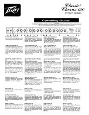 Peavey Classic Chorus 130 Stereo-Serie Bedienungsanleitung