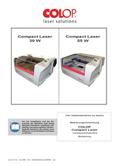 COLOP Compact Laser 30 W Bedienungsanweisung